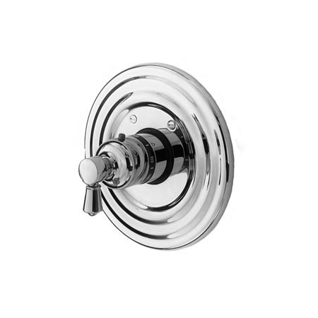 NEWPORT BRASS 3/4" Round Thermostatic Trim Plate With Handle in Satin Nickel (Pvd) 3-1204TR/15S